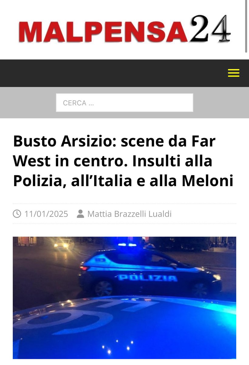 fratotolo2's tweet image. Busto Arsizio, bande di giovanissimi immigrati hanno accerchiato una una pattuglia della polizia che è stata costretta a indietreggiare: poi sono partiti insulti contro l’Italia, la Meloni e la polizia. 

Ormai tutta l’Italia è diventata una #zonarossa a causa degli immigrati.