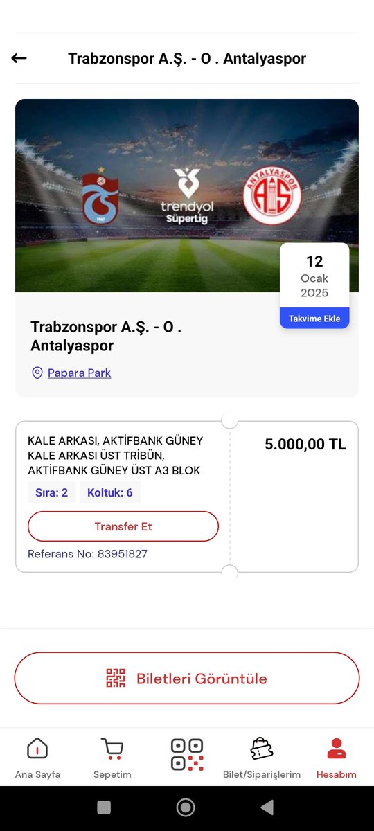 Mahmutozd61's tweet photo. İsteyen bı kardeşime ücretsiz devredecegim #Trabzonspor #trabzonsporbilet https://t.co/2jvDKonppo