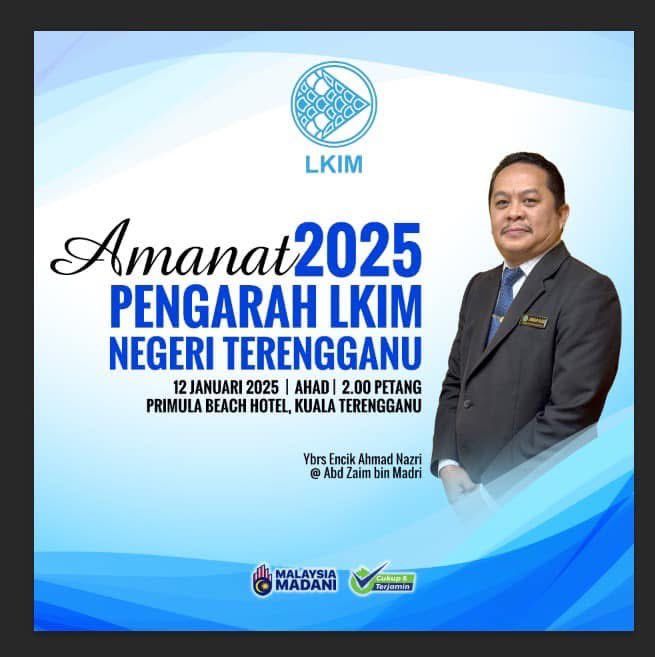 LKIMGANU's tweet photo. Majlis Amanat 2025 Pengarah LKIM negeri Terengganu telah di adakan pada 12 Januari 2025 bersama 116 kakitangan LKIM Terengganu. Dalam ucapan beliau berharap LKIM Terengganu akan terus bekerja dengan penuh dedikasi dan ikhlas. https://t.co/8iGRQB4BgG
