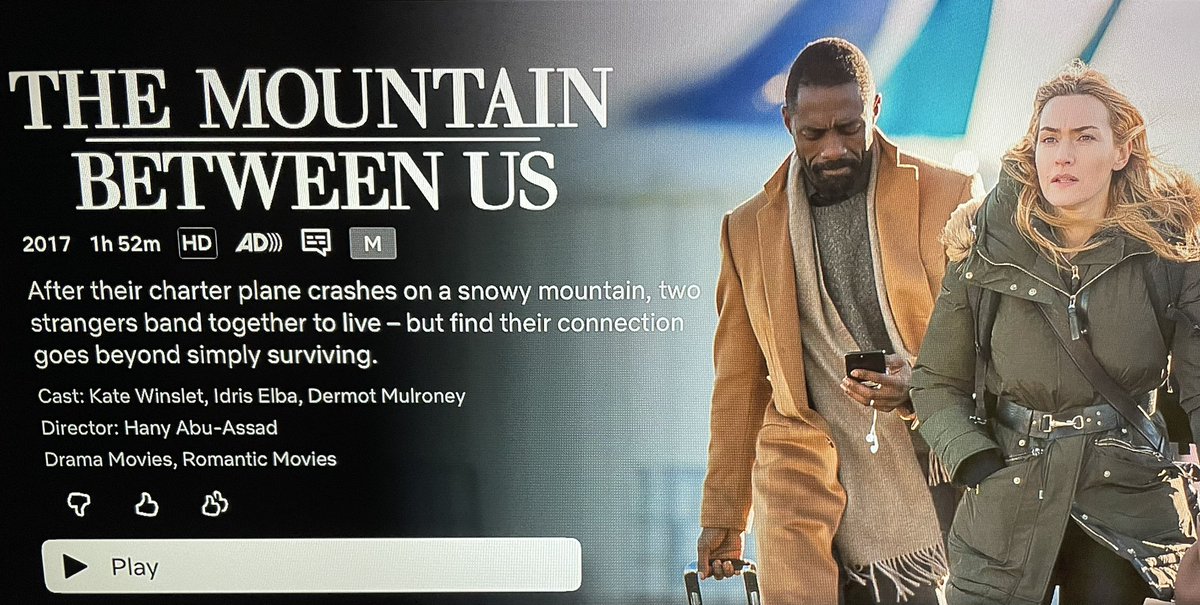 sueroberts7's tweet photo. Just watched movie #themountainbetweenus on @netflix & loved it! Stunning cinematography from Aussie DOP Mandy Walker. I remember meeting her years ago when I was a camera assistant and she was such an inspiration!! She was such a trailblazer 🙏🙌 https://t.co/MugxUBjp6m