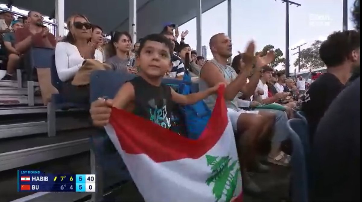 choelias12's tweet photo. On to the round 2 ✊🏻

Hady Habib, you made us proud 🇱🇧❤️

#AusOpen https://t.co/nWCgQZxUtr