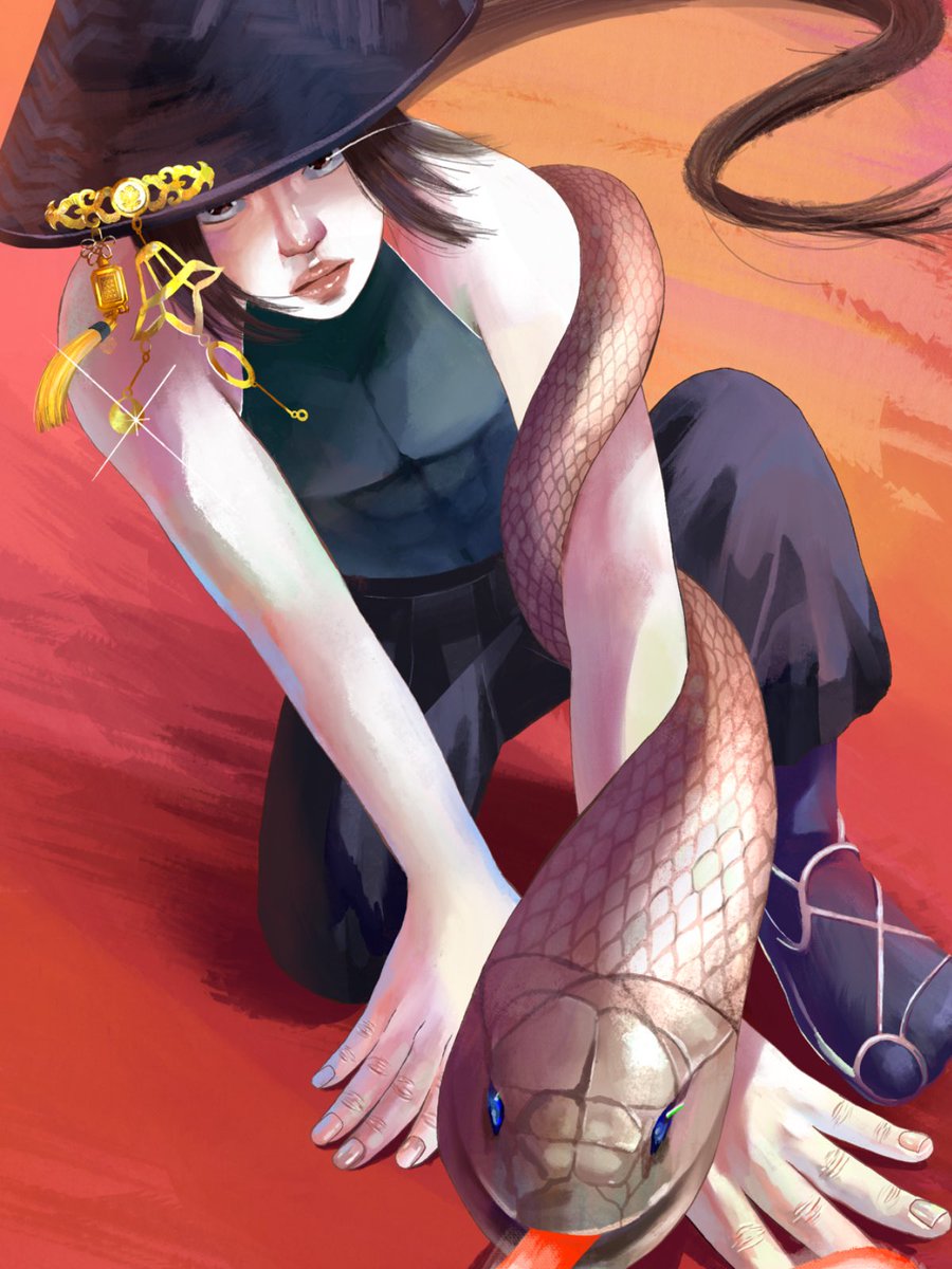 zzii473's tweet photo. 蛇使いの忍者

ヘビ年なのでヘビにちなんだ絵を描いてみました

#イラスト
#イラスト好きな人と繋がりたい
#絵描きさんと繋がりたい
#絵描きさんフォロバ100 https://t.co/iWpeNb9WNA