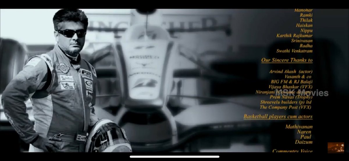 skr_akfan's tweet image. Justified again ❤️🔥#Vallinam movie end credits💥
AK creating history #AjithKumarRacing #AjithKumar