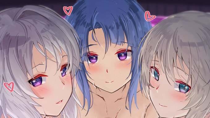 地衛理と怜とアディで南のリゾートでバカンス♡ 