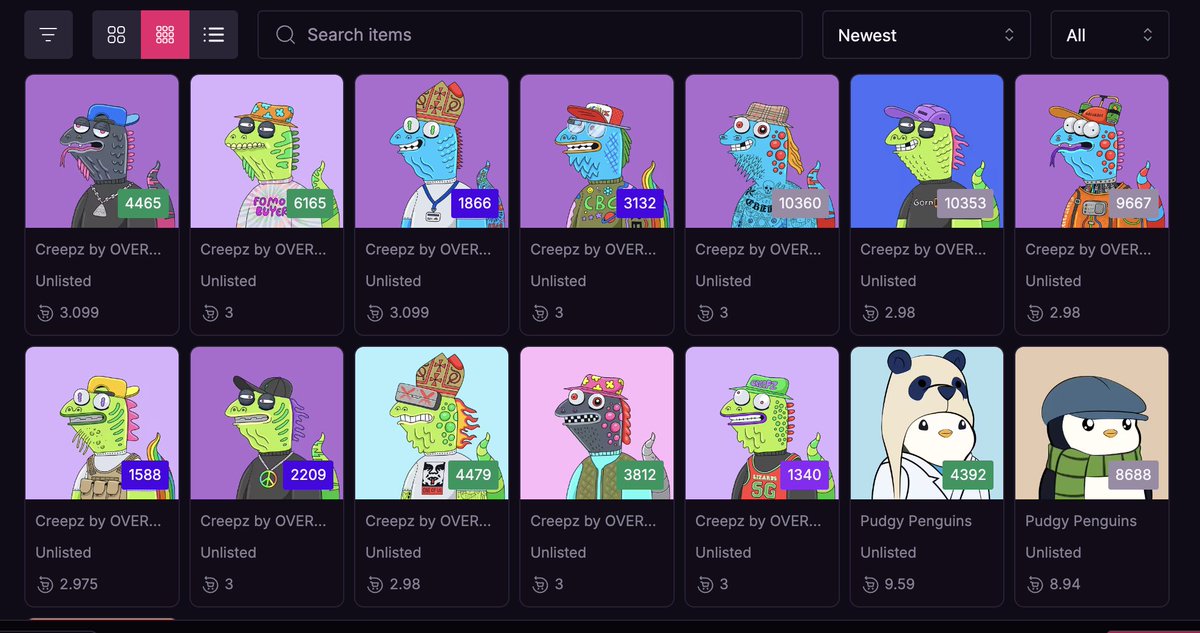 just bought 12 Creepz NFTs for 36 ETH ($120,000) 🧹

team is teasing a lot of things

can see this do really well in the next coming weeks

lets come back to this tweet in 2-3 weeks 🤓