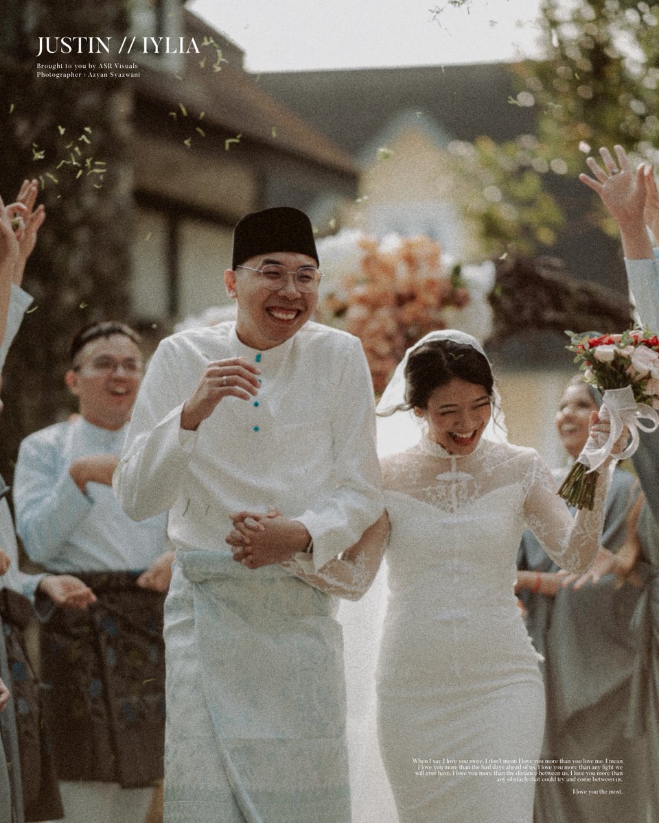 azyn_'s tweet photo. Dah lama kan i tak upload my wedding photos here, sorry lahh kita terrrr focus dekat IG only.

Here you goooo.. looking forward for 2025 with more weddings! Bookings are almost 70% full, anything direct contact kita okie! 

Instagram : @azyn_ https://t.co/7aNWf7oNQs
