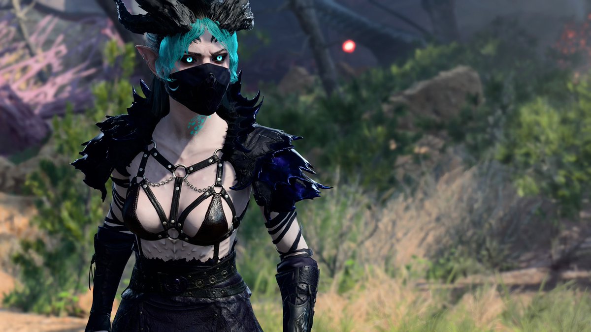 Adopolis1's tweet photo. @LadySapphyre My first character is inspired by Loona from HB, and my second one is my durge named Rathe (pronounced Wrath). https://t.co/FM8uBg0MGm