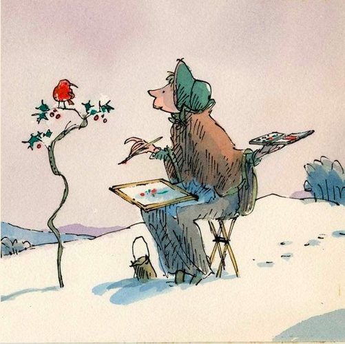 2rvund's tweet photo. Quentin Blake. https://t.co/cjWY7HZ4yG