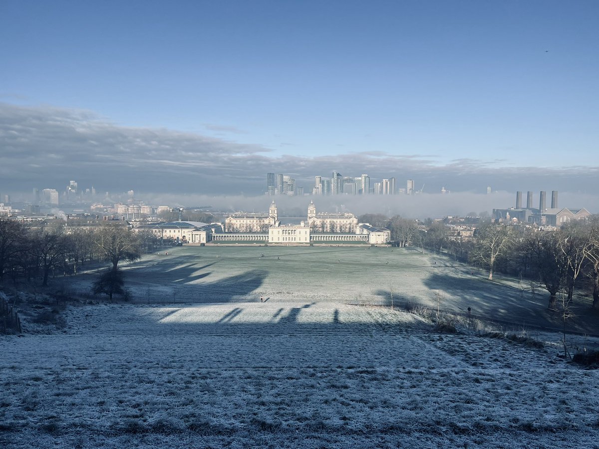 BELLEGREENWICH's tweet image. Cloud Inversion in #Greenwich @theroyalparks @VisitGreenwich #cloudinversion