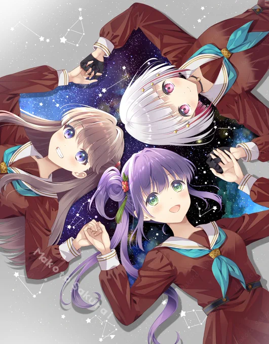 我ら蓮の大三角!#蓮ノ空美術部 