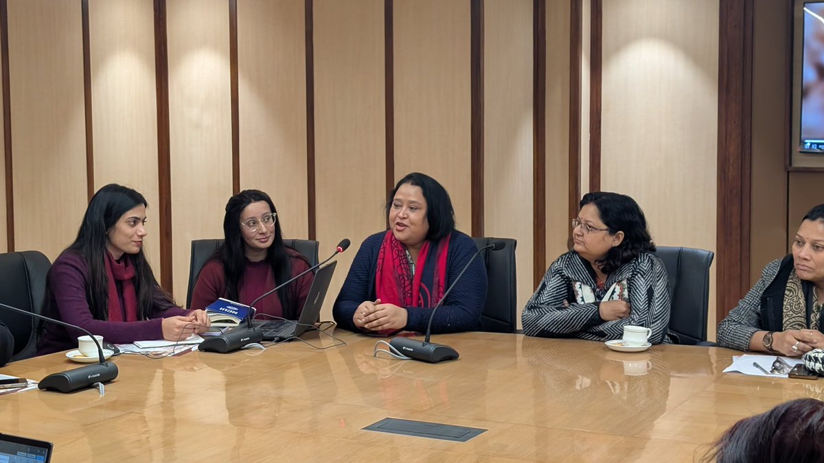 ncuicoop's tweet photo. To kick off the series of activities planned for the International Year of Cooperatives (IYC) 2025, Centre for Entrepreneurship Development and Cooperation (CEDC) of NCUI organised the first meeting of the newly formed Committee of Women Entrepreneurs (COWE) on 2nd January 2025 in the Board Room. 20 pass-out trainees of Incubation Centre who have now have become entrepreneurs were invited to attend the meeting. The agenda of the meeting was to define the objectives and role of the women entrepreneurs for incubating new ideas and steering various product development, branding and promotional activities  for empowering the women artisans in Delhi and other states.
Speaking as Chief Guest of the occasion, Dr. Sudhir Mahajan, IAS (Retd.) Chief Executive, NCUI appreciated the CoWE initiative and motivated the members to contribute their level best in developing CoWE as a strong platform for supporting SHGs across India.
Sumit Singh, Advisor - Strategy & Cooperation of NCUI, highlighted the journey of Incubation Centre project of CEDC since its beginning in April, 2022 and how over 5000 women have been mobilised and 1500 women have been trained under the project. Many of the women entrepreneurs shared their stories of success and achievements too.

It is to be noted that CEDC has constituted CoWE to empower the women entrepreneurs of Incubation Centre for identifying appropriate solutions to the challenges faced by SHGs and planning collective efforts to promote their products.