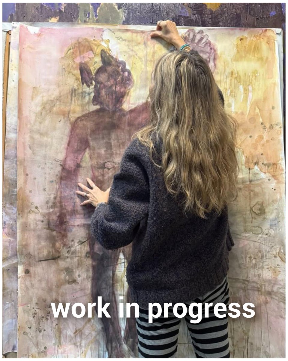 Work in progress 
150x120 cm
Watercolor// Perseus &amp; Medusa