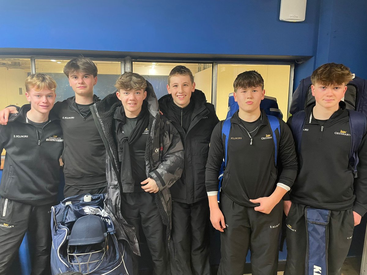 A great start for our U14 cricket team in the North Norfolk Indoor league! 👏🏏

We look forward to widening the squad each week and allowing further pre-season opportunities. 👏
