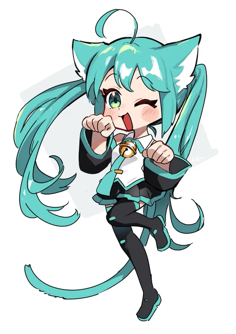 ミクにゃん #初音ミク