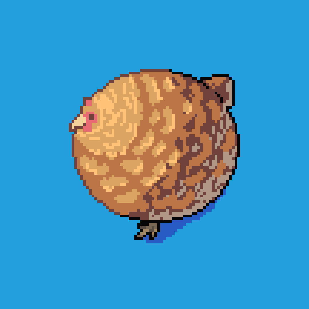 pixel_metro's tweet photo. Very round chicken #pixelart https://t.co/rsUZ5jMDvm