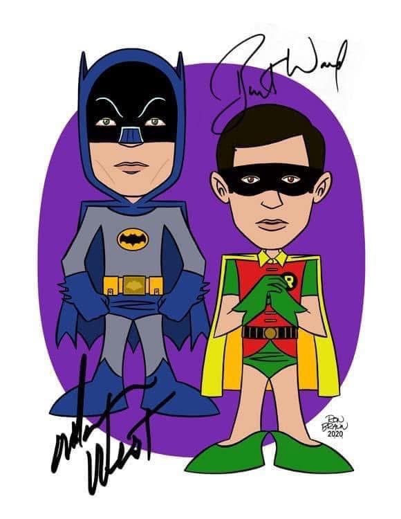 59 years ago today, the Batman TV series premiered and even though I've enjoyed the various actors in the roles throughout the years since, Adam West and Burt Ward will always be "Batman" and "Robin" to me! Happy 59th to the Dynamic Duo!