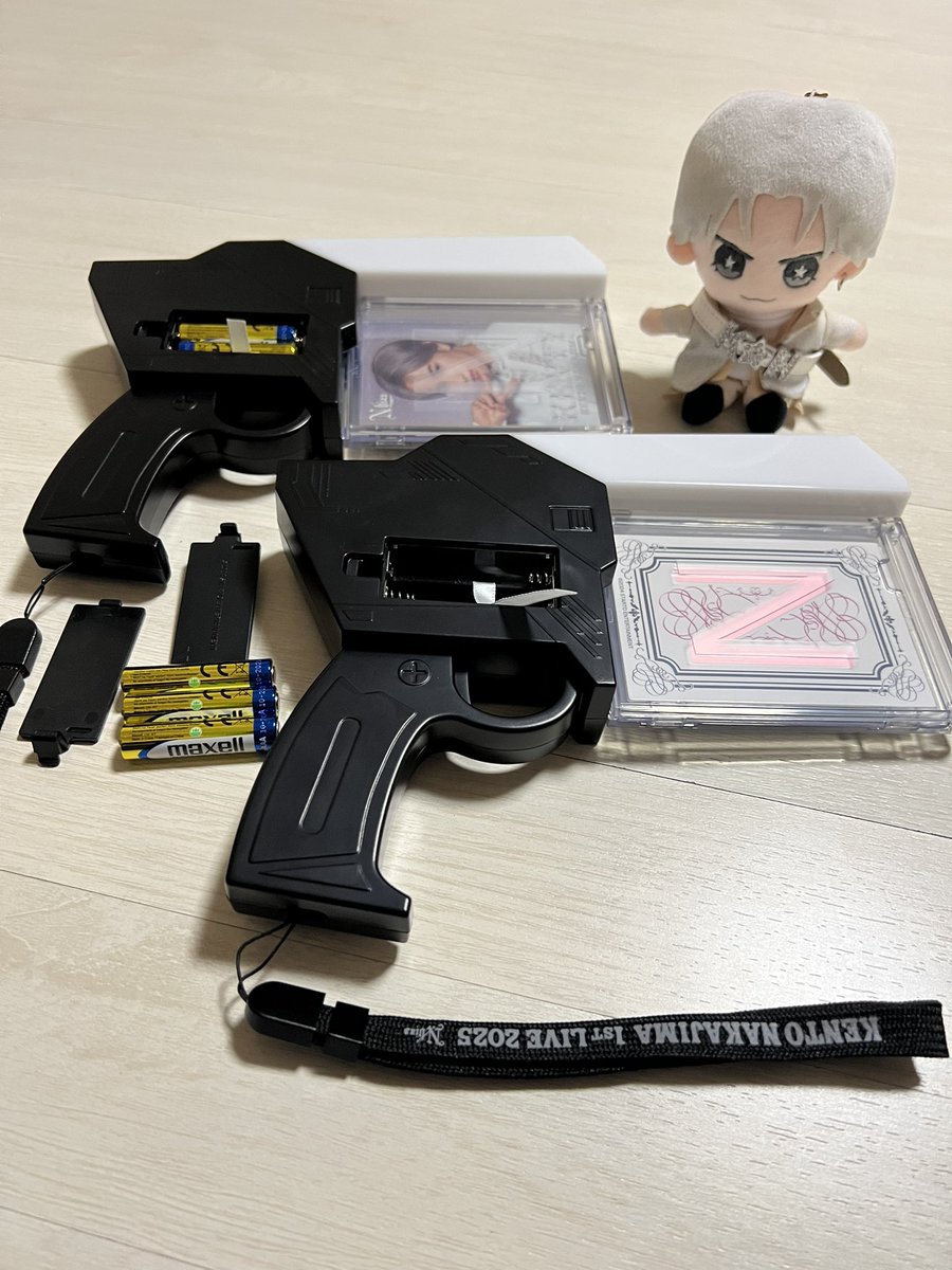 ケンティーの有明ライブ の用意していたら… ピカレスクの銃口🔫の電池