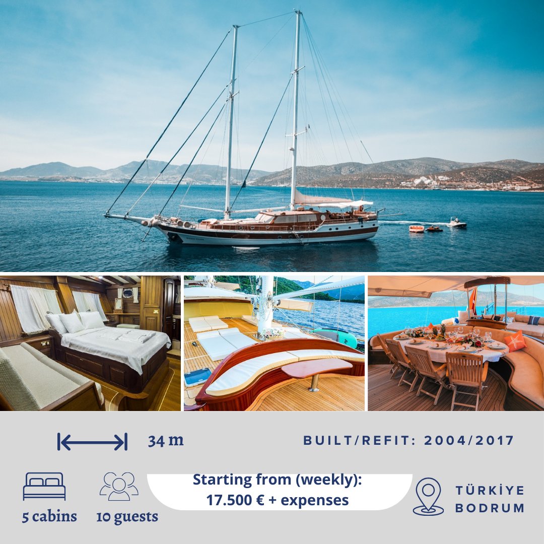 EkmarYachting's tweet photo. Escape to your dream holiday! Your dream yacht, your dream vacation.

💬 Contact us for:
✔️ Detailed vessel information
✔️ Exclusive offers
✔️ Accurate pricing
✔️ Current availability

📧 E-mail: info@ekmaryachting.com
🌐 Website: https://t.co/1ozGv99giO
📱 WhatsApp: +90 532 740 8511
🌟 Your dream vacation is just a message away!

#YachtCharter #LuxuryTravel #SailingAdventure #DreamVacation #ExploreTheSea #PrivateYacht #YachtLife #TravelInStyle #LuxuryYacht #MediterraneanEscape #TurkishCoast #GreekIslands #YachtingLifestyle #BoatLife #OceanGetaway #SeaLovers #TravelGoals #CustomVacations #EkmarYachting #GuletForCharter
