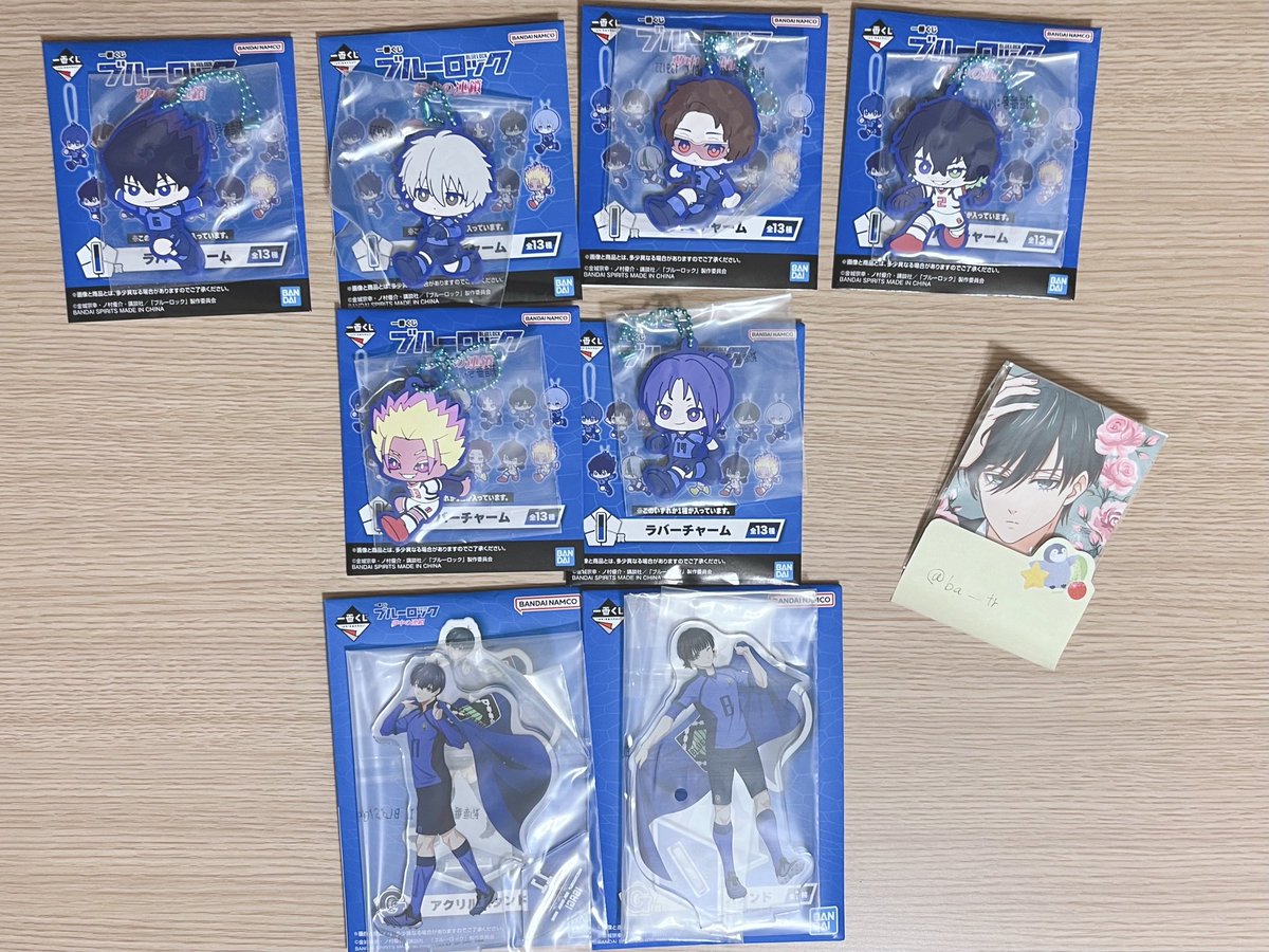 【交換】

ブルーロック ブルロ 一番くじ 夢中の連鎖

譲▷画像参照

求▷I賞 冴、凛
　   Ｇ賞 冴、凛

郵送のみ📮𓈒𓂂𓏸
同賞同士での交換
検索からでも気軽にお声かけください‼️