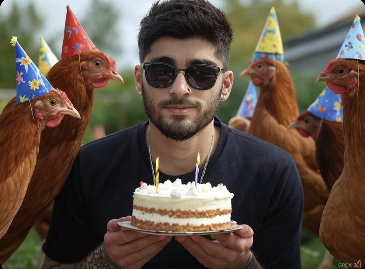 itsfatixa's tweet photo. Happy birthday to someone whose creations make the world a more beautiful place. May your day be as vivid and stunning as your art ❤️❤️❤️❤️💕❤️‍🩹
@zaynmalik https://t.co/DUb5RTvNSZ