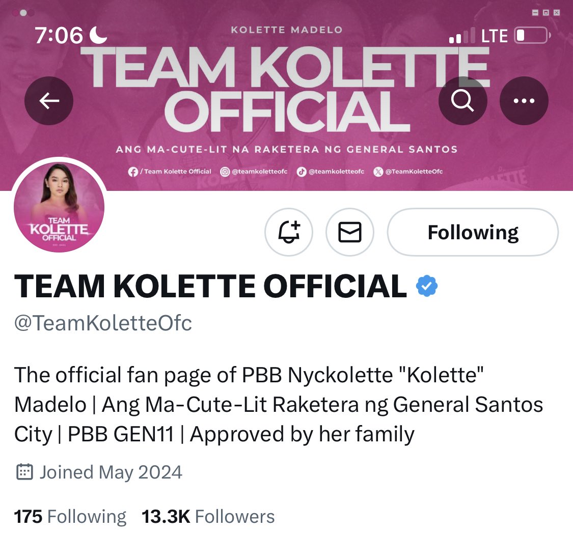woetoyou7's tweet photo. @TeamKoletteOfc  welcome back! https://t.co/Dve7qISQLh