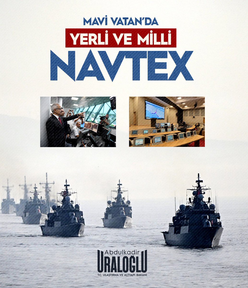 a_uraloglu's tweet photo. Denizlerimizde yepyeni bir dönem başlatıyoruz! 📡

Yerli ve milli NAVTEX sistemimizle güvenlik, seyir ve hava durumu bilgileri artık daha hızlı ve güvenli bir şekilde denizcilerimize ulaşıyor.

2025 itibarıyla yeni sistem üzerinden NAVTEX mesajlar�� yayınlanmaya başladı. 

Hayırlı olsun!

#TürkiyeHızlanıyor 🇹🇷