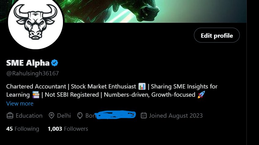 Rahulsingh36167's tweet image. "Big thanks to my amazing X family for helping me hit 1K followers!🙌 Your support means the world. 

This is just the beginning—more to come! Let’s keep growing together! 💪✨ #Gratitude #1KFollowers #MoreToGo"