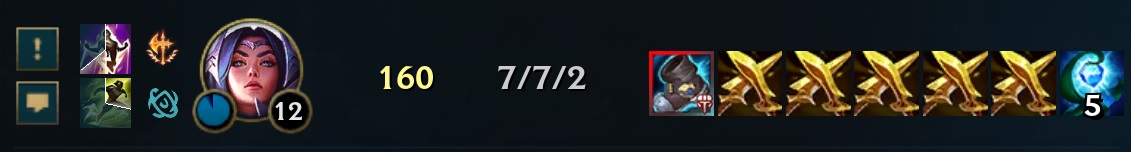 meine mid-lane während wir ahead sind, schade da i guess