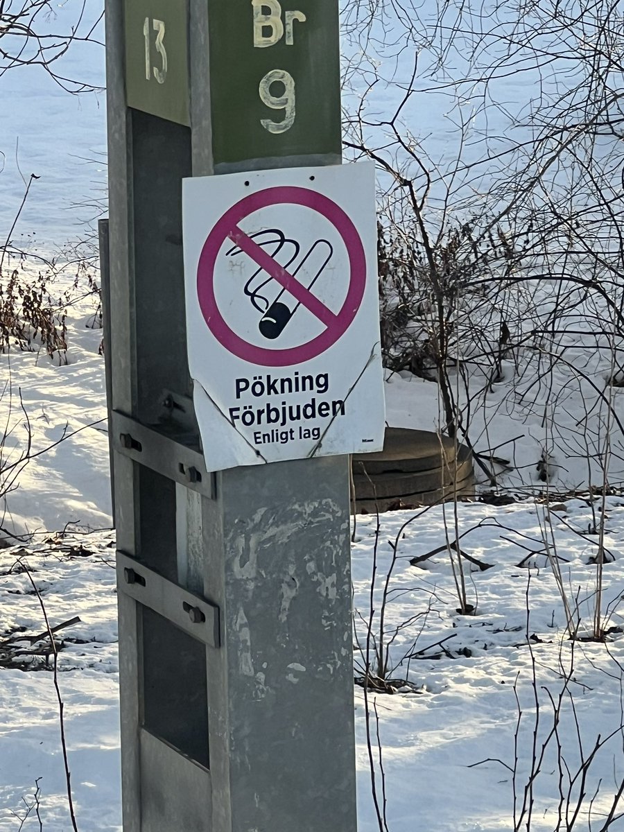 Bara så ni vet: i Töreboda är pökning förbjudet (enligt lag oklart vilken paragraf)