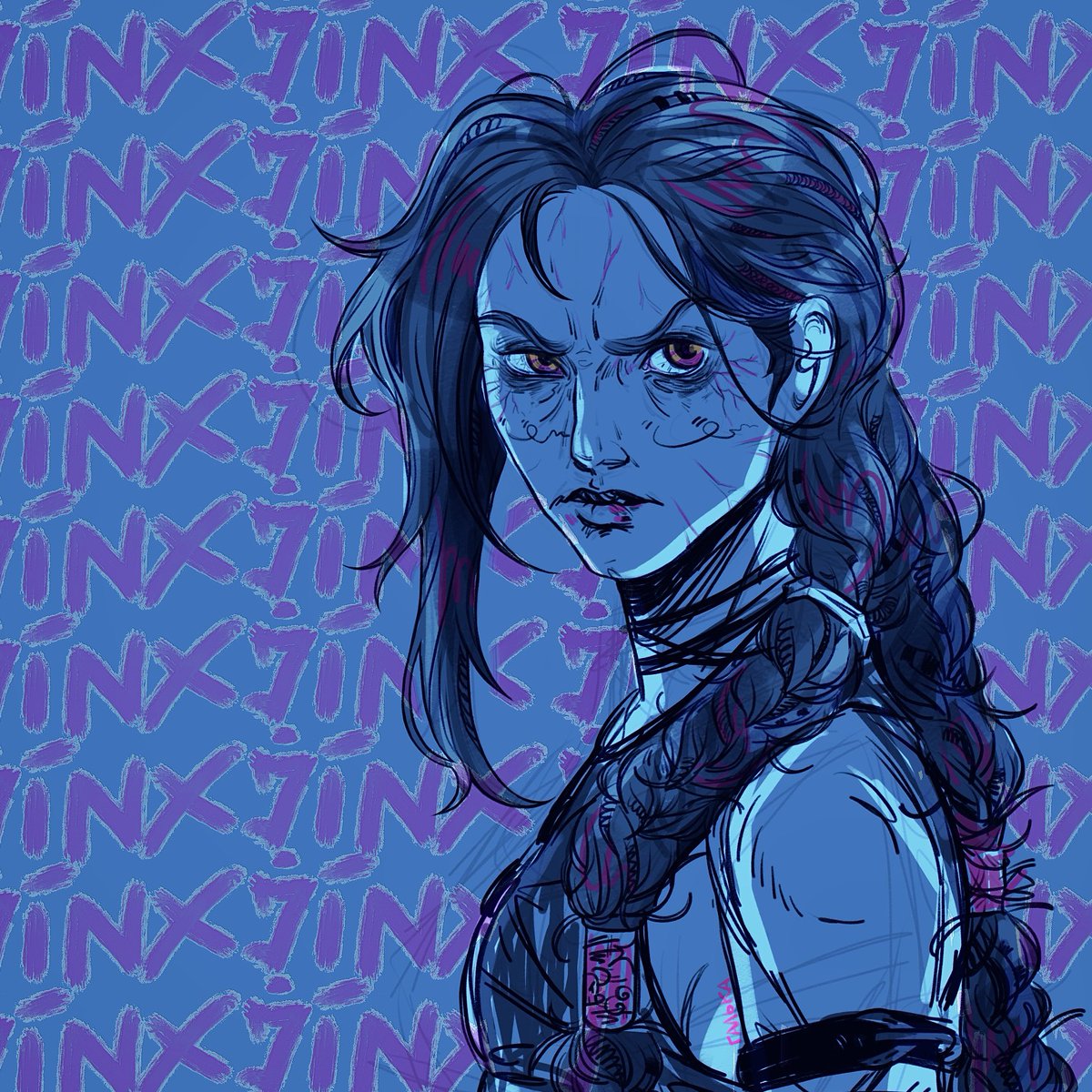 gal_ika's tweet photo. ☠️☠️☠️

#Jinx #arcane #ArcaneSeason2 #arcanefanart #art https://t.co/yp7umFWi9O