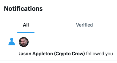 KingHistory_'s tweet photo. I'm proud to see that the REAL @jasonappleton follows me... wait, the real?! Oh wow, what an honor! Don’t forget to DYOR and, you know… watch out for scams. 😉 https://t.co/J04qhOhqnQ