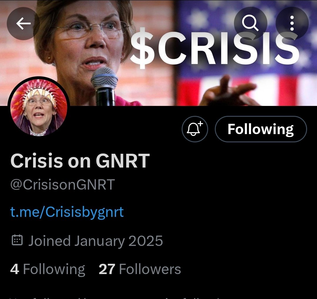 <a href="/CrisisonGNRT/">Crisis on GNRT</a> just opened her tg chat. Everyone is welcomed. t.me/Crisisbygnrt