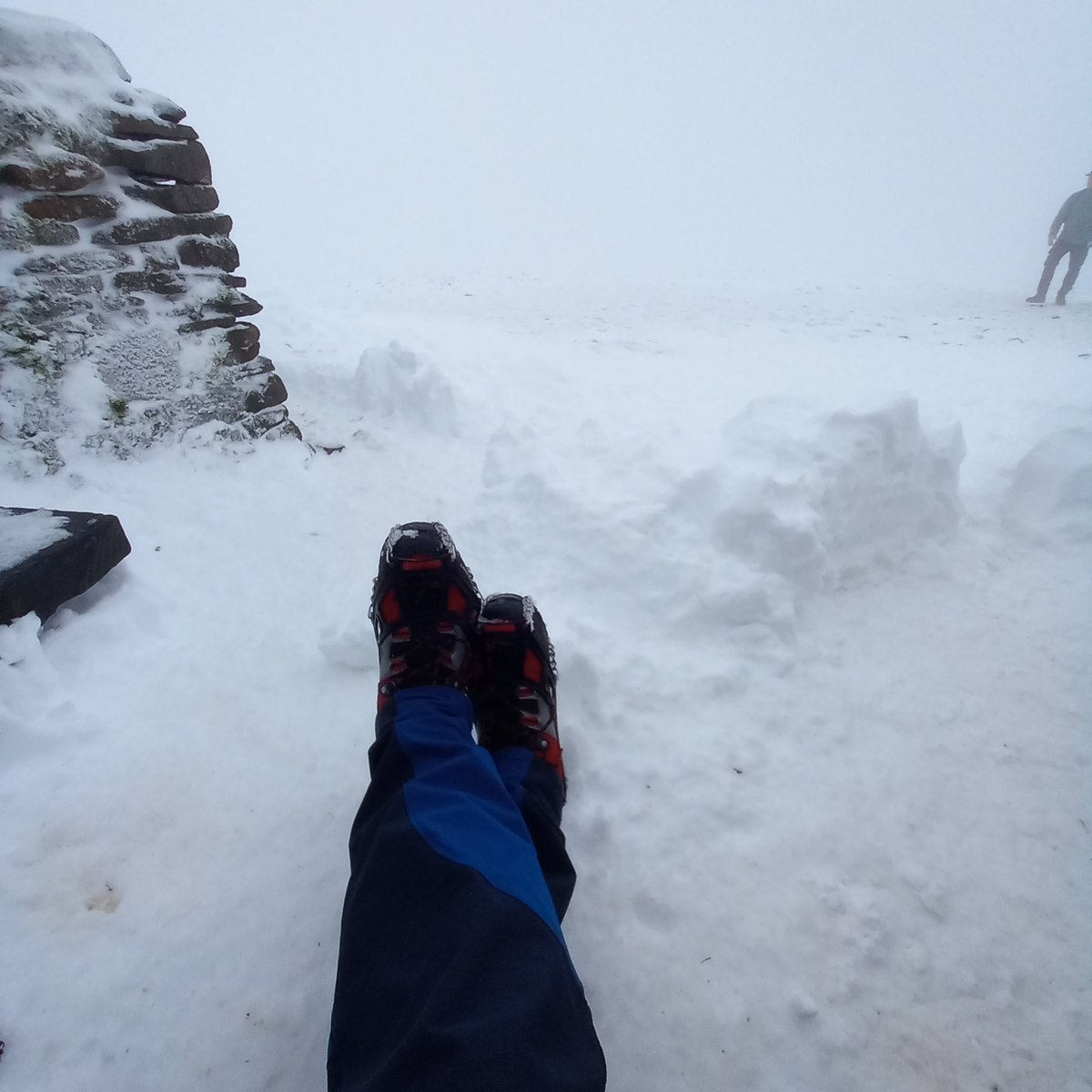 Steve72Outdoors's tweet photo. A snowy  #Penyghent @yorkshire_dales #YorkshireDales #winteraware #winter hiking #sitclub https://t.co/yA8HOt9F5l