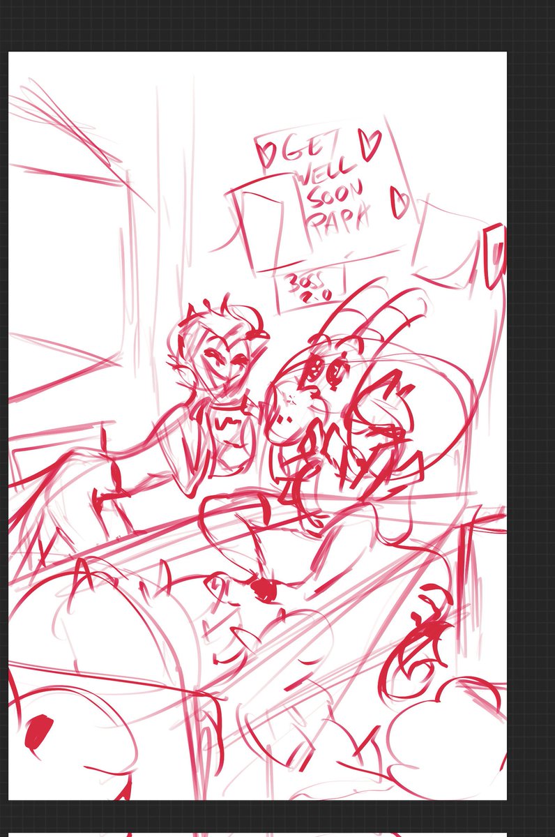 Nevertoldmewhat's tweet image. Most of the time I try to catch the scene very close to what I&apos;m planning to draw in the final product. I&apos;ve deleted a lot of my older sketches 🥲 so have some of BlitzpregWeek haha
.
#stolitz #blitzpreg #mpreg