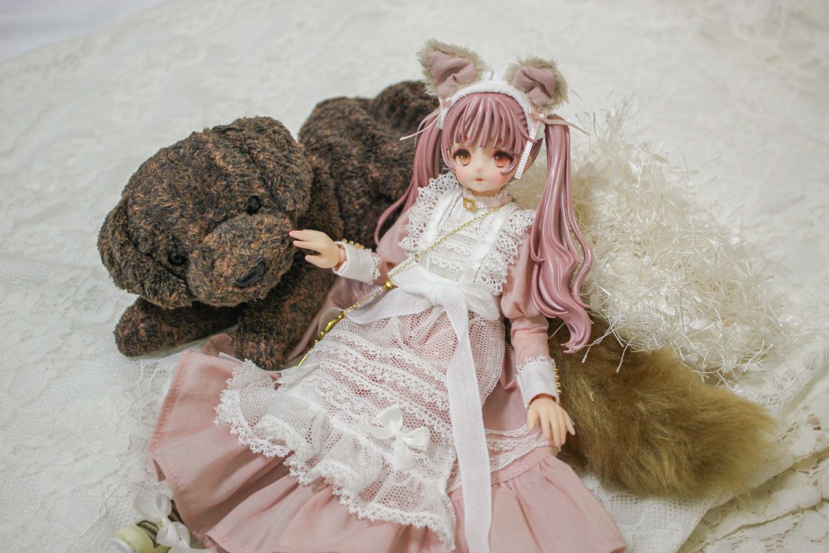 cielo_doll's tweet photo. りゅんりゅん亭まつりのワンオフCARA『mon chein』ちゃんをお迎えしました🐶
メイクはれにゃ様、衣装は赤いカメラ様です✨
フランス語の優美という意味からNina（ニナ）と名付けました
お顔もお洋服もワンちゃん×甘いが合わさっててとてもかわいい(ᐡ т ̫ т ᐡ)
これからよろしくね🤍
#BikiniStyleCARA https://t.co/U3YnCZMEXT