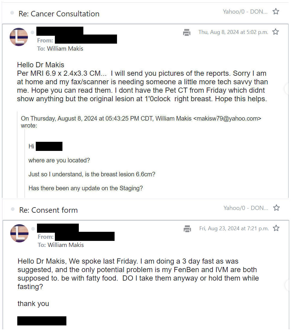 MakisMedicine's tweet image. NEW ARTICLE: IVERMECTIN and FENBENDAZOLE Testimonial - 66 year old Stage 2 Breast Cancer patient (nurse) shrinks her tumor by more than half in 2 months before mastectomy (no chemo)!

This is one of my early summer of 2024 successes.

A wonderful, Southern US patient (nurse)…