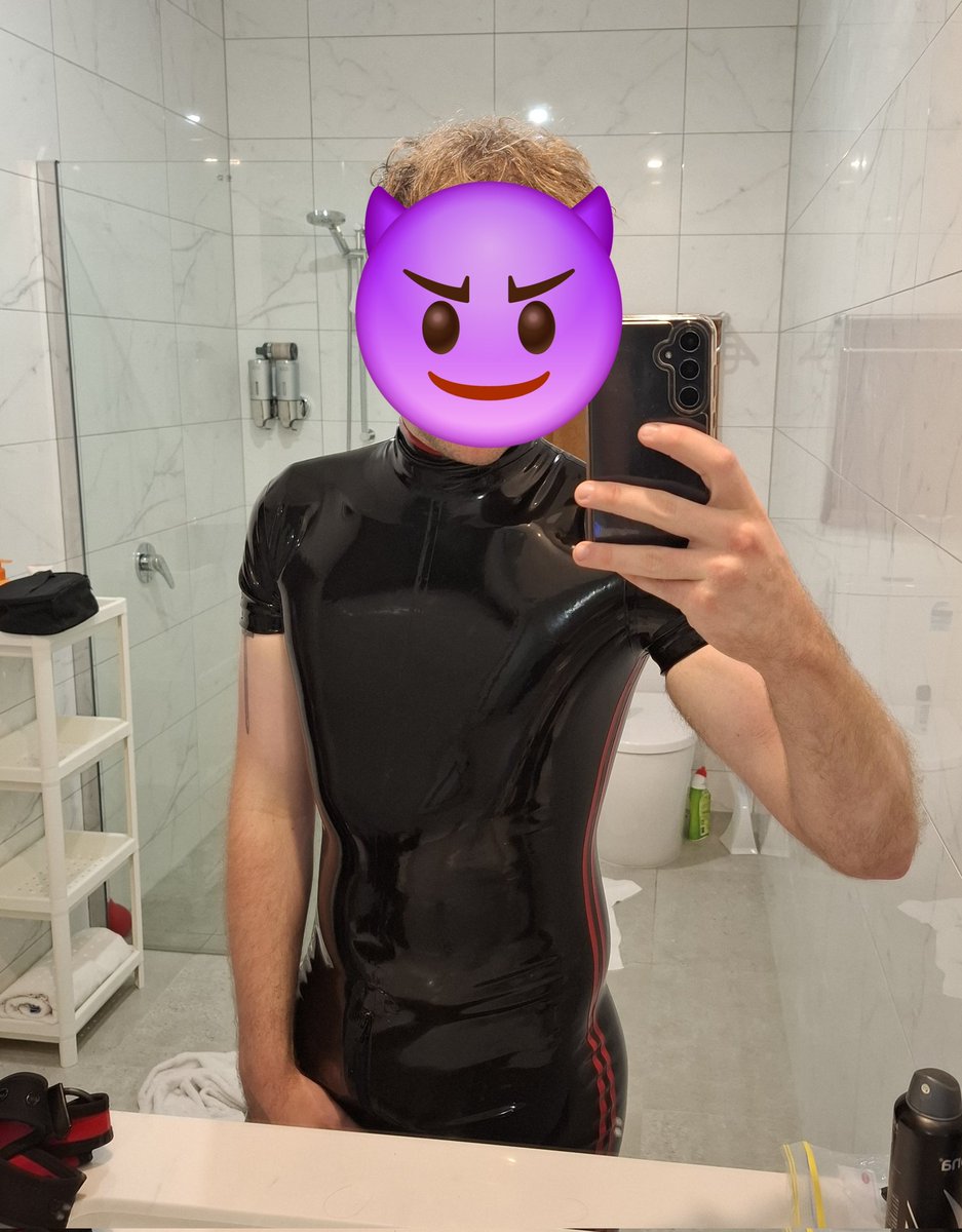 Worked up a sweat breeding my rubber drone bf