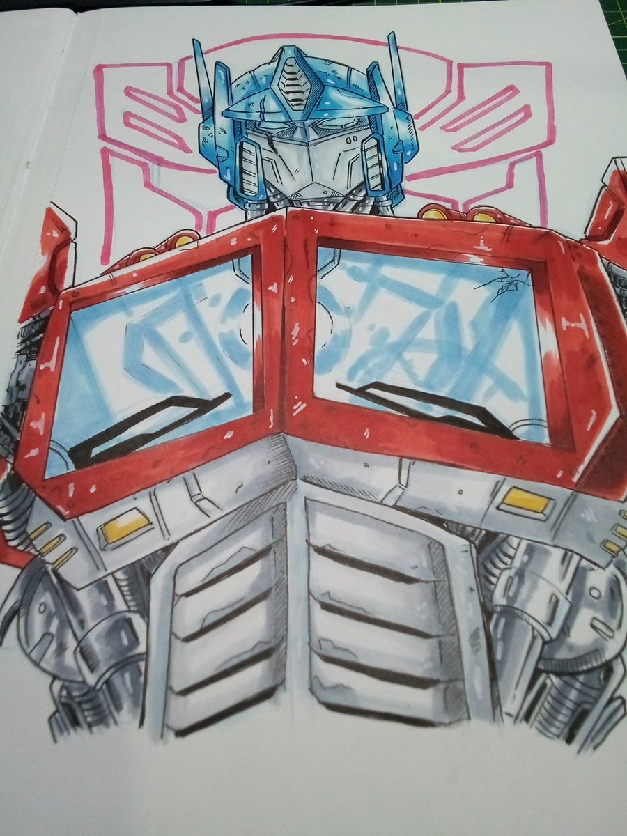 youtu.be/zYOV1FIqQPU?si… Optimus Prime process drawing. 
#optimusprime #transformers 
<a href="/transformers/">Transformers</a>