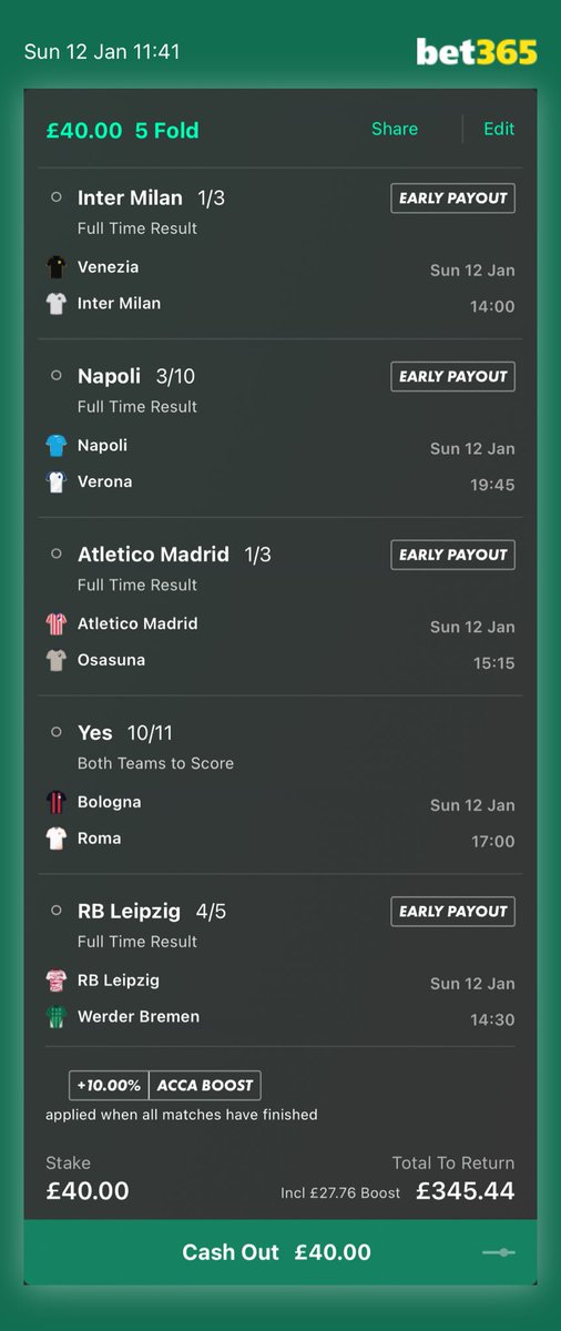 BET 1 

MAIN ACCA 

7/1