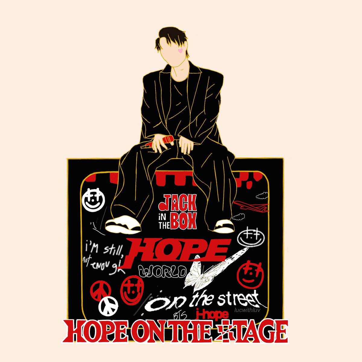 hope on the stage ❤️ 

check out lucwithluv on instagram 

#jhope