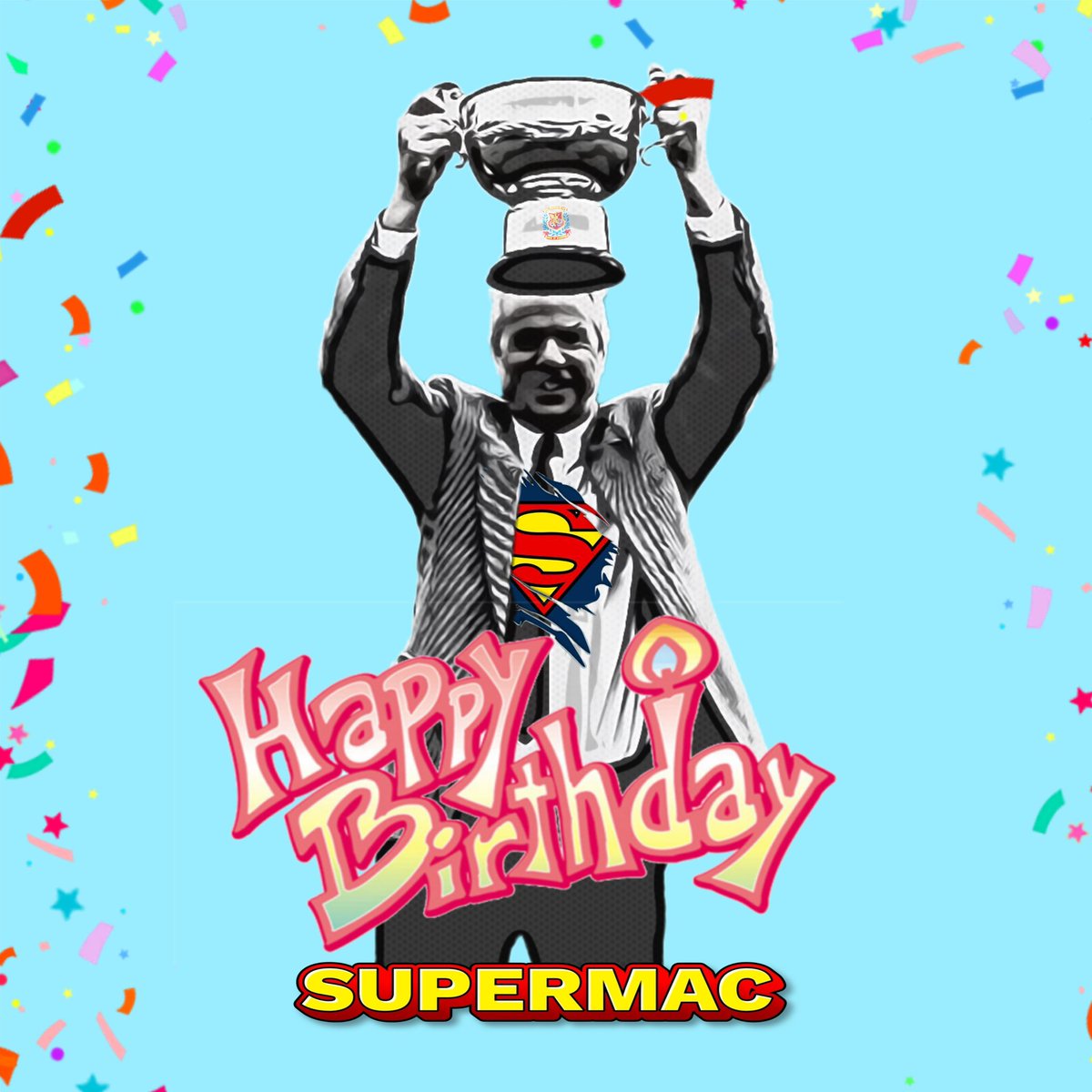 Happy Birthday to club legend, club president, county league winning manager, life long club player! 
Super Mac himself John McArther !! 
Have a great birthday 🎉 from everyone at the club