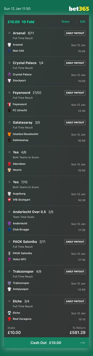 BET 2 

LONGSHOT ACCA 

60/1