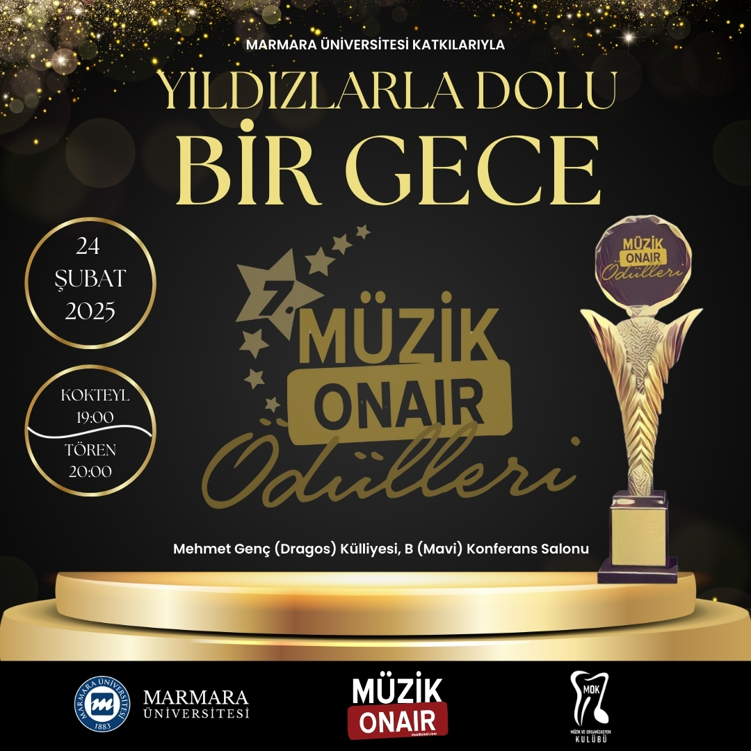 YILDIZLAR BU GECEDE BULUŞACAK!..7. MÜZİKONAIR ÖDÜLLERİ 24 ŞUBAT’TA 

muzikonair.com/yildizlar-bu-g… 
#ödülgecesi #müzikonairödülleri