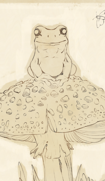 erez_tito's tweet image. - Ribbit!
A small piece of a sketch page for ARTMIF project. I made 15 pages + endpaper + cover for (removed spoiler) ๐
Tired. 50/50 happy with the result. Got a HUGE experience)