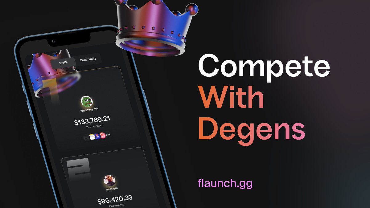 It's about to get real. 🔥

Rise to the top of the leaderboard and compete with other degens - may the best coins win ⚔️

Stay tuned for launch updates 👀