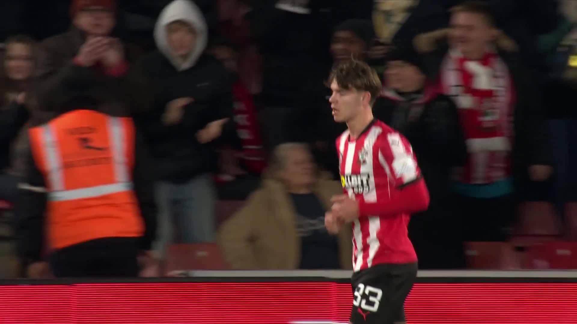STARBOY ✨A first goal in the #EmiratesFACup for @SouthamptonFC's rising star Tyler Dibling 🔥