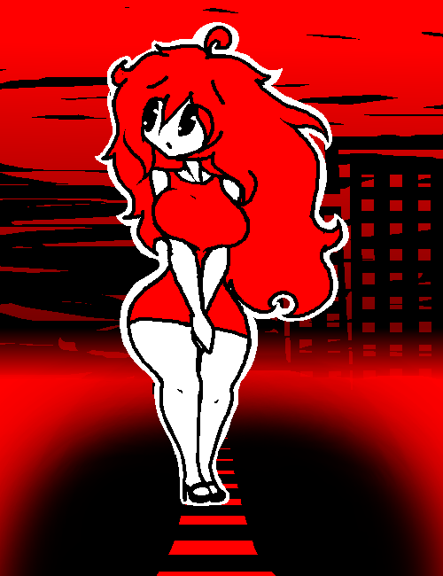ive never shown this before cuz its an old piece, but it was a piece i thought of making when i thought about how women are beautiful creatures in a dangerous world, i was young okay? corny asf i know