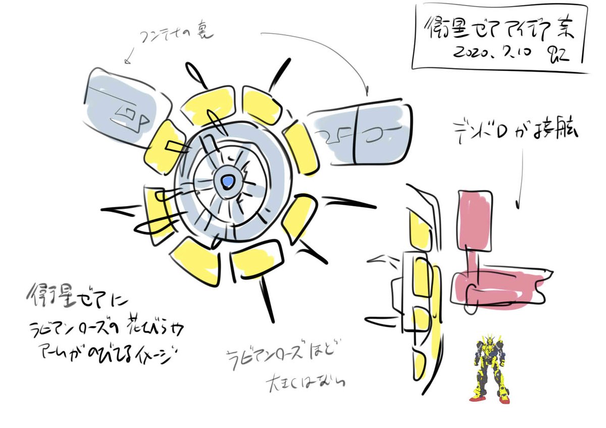 「二つ目は「衛星ゼアとラビアンローズ混ぜて」です。これが結構頭抱えました #gze」|KAZE／高橋賢治のイラスト