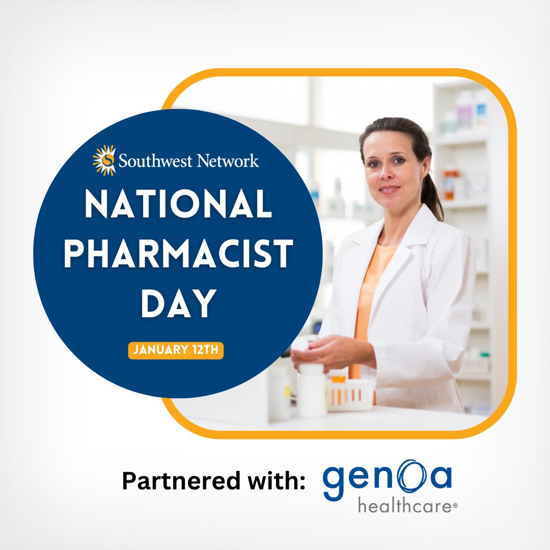 Happy National Pharmacist Day! 💊 Today, we celebrate the incredible pharmacists who play a vital role in healthcare. At #SWN, we’re proud to partner with Genoa Healthcare to ensure our members receive high-quality services directly at our clinics. 💙 #NationalPharmacistDay