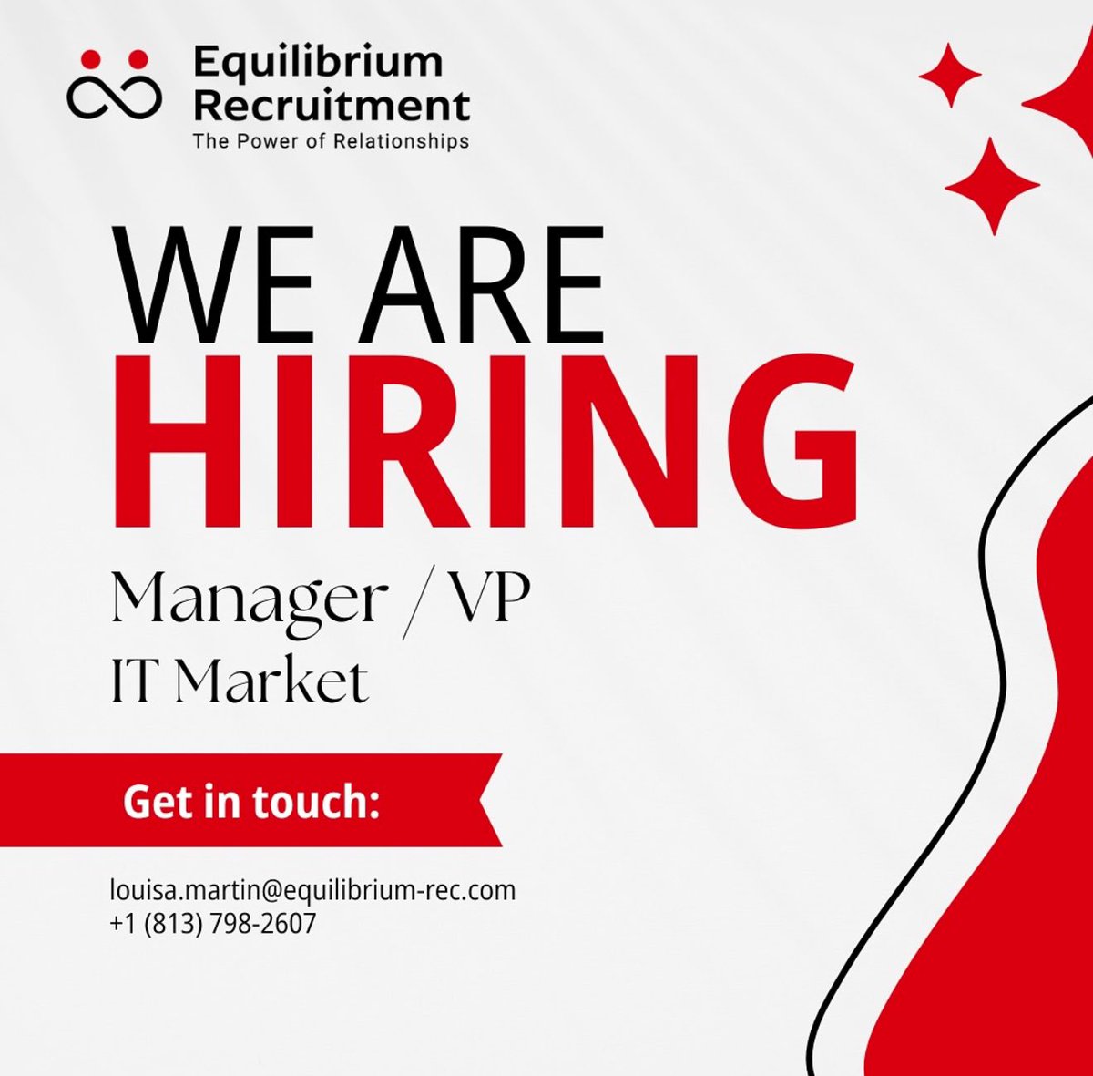 EquilibriumJobs's tweet photo. - Office based  360 Recruitment role in NYC
 - Flexi on base up to $135k (plus guarantees, individual commission and team bonus on top)
 - 24 days PTO + birthday off
 - Different options of medical packages, life insurance, discount schemes etc.
Louisa.martin@equilibrium-rec.com https://t.co/TBUrysd4mC